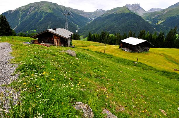 View of Davos Kloster Switzerland
