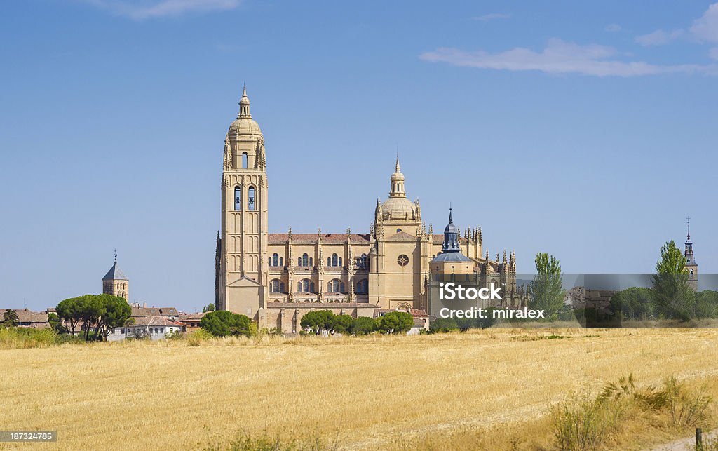 Собор в сеговии, Испания - Стоковые фото Архитектура роялти-фри