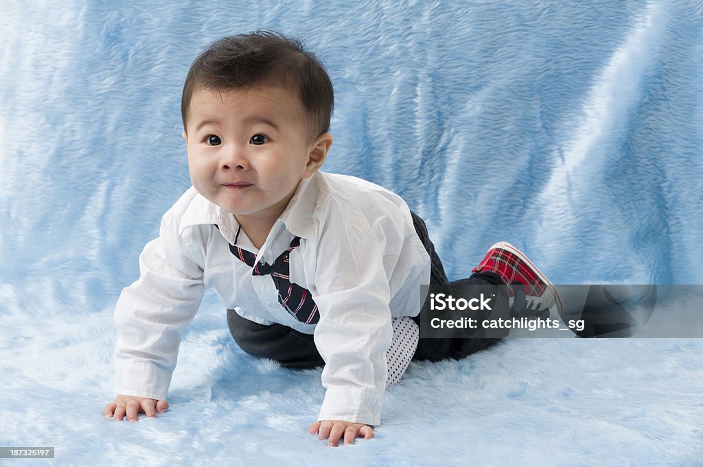 Ładny Asian Chiński Baby Boy - Zbiór zdjęć royalty-free (6 - 11 miesięcy)