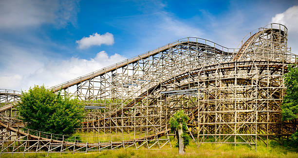 Roller Coaster stock photo