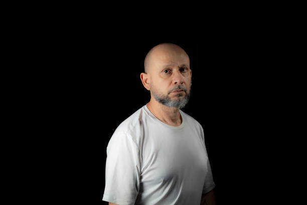 istock Bald, bearded man wearing casual clothes 1873260451