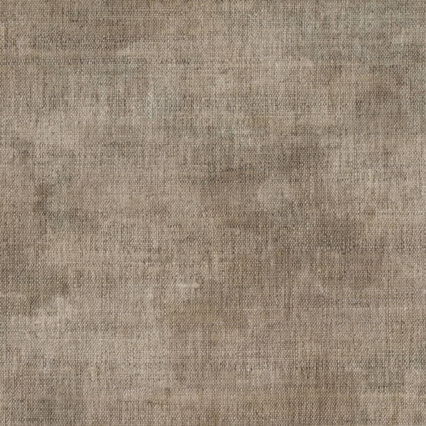 istock Artist's Unprimed Linen Canvas Stained Grunge Texture 187326307