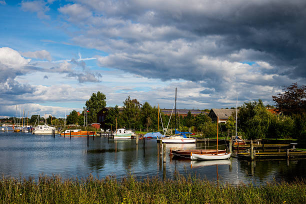 istock Boats in Arnis Schlei Baltic Sea 187326376