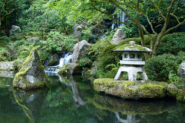 istock Serene Pool At The Base Of A Waterfall 187326410