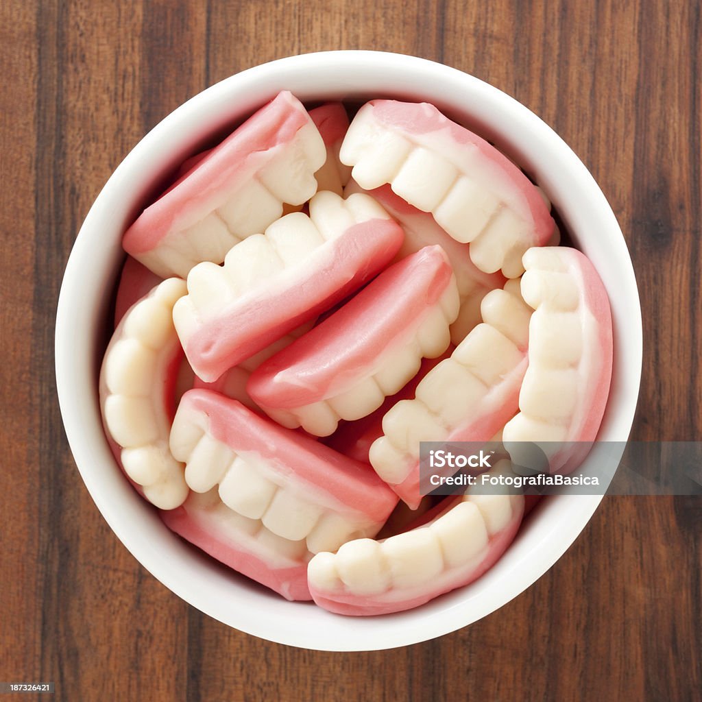 Candy dentiere - Foto stock royalty-free di Abbondanza