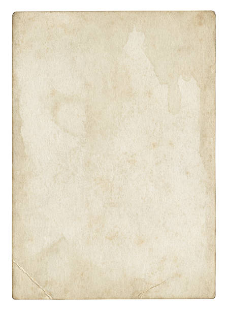 istock Dirty paper Isolated (clipping path included) 187326442
