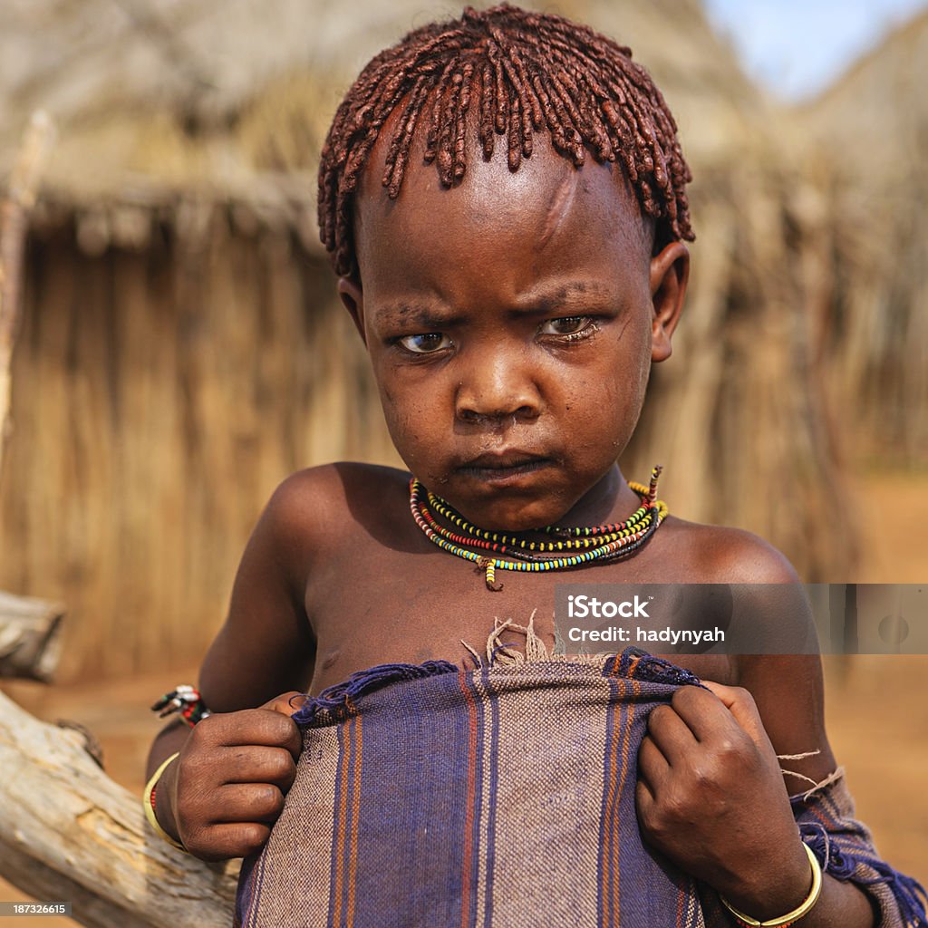 Petit garçon de Culture Hamer, Éthiopie, Afrique - Photo de Afrique libre de droits