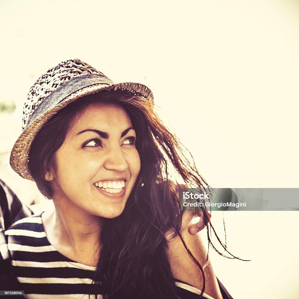 Adolescente feliz, Vintage humor - Foto de stock de 18-19 Anos royalty-free