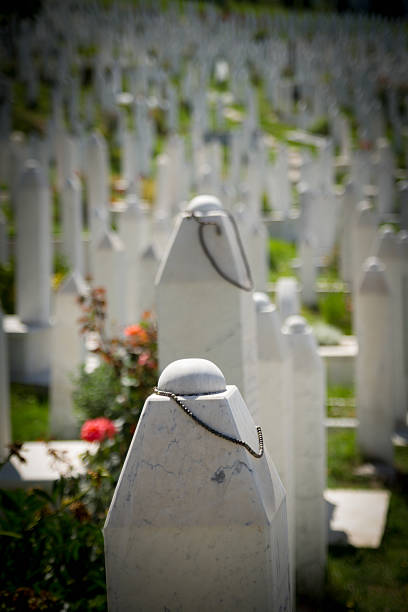 istock Martyr's Memorial Cemetery Kovaci in Sarajevo 187328192
