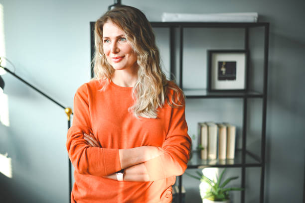 istock Beautiful middle aged woman 1873283585