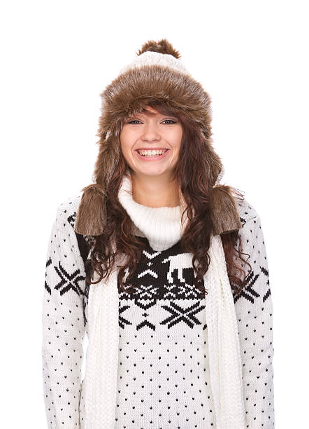 istock Beautiful winter woman portrait 187328480