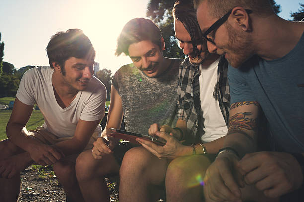 istock Friends at the Park 187328943