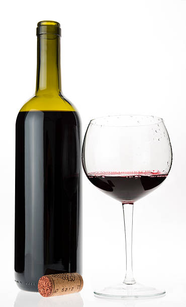 istock wine in bottle with glass 187329042
