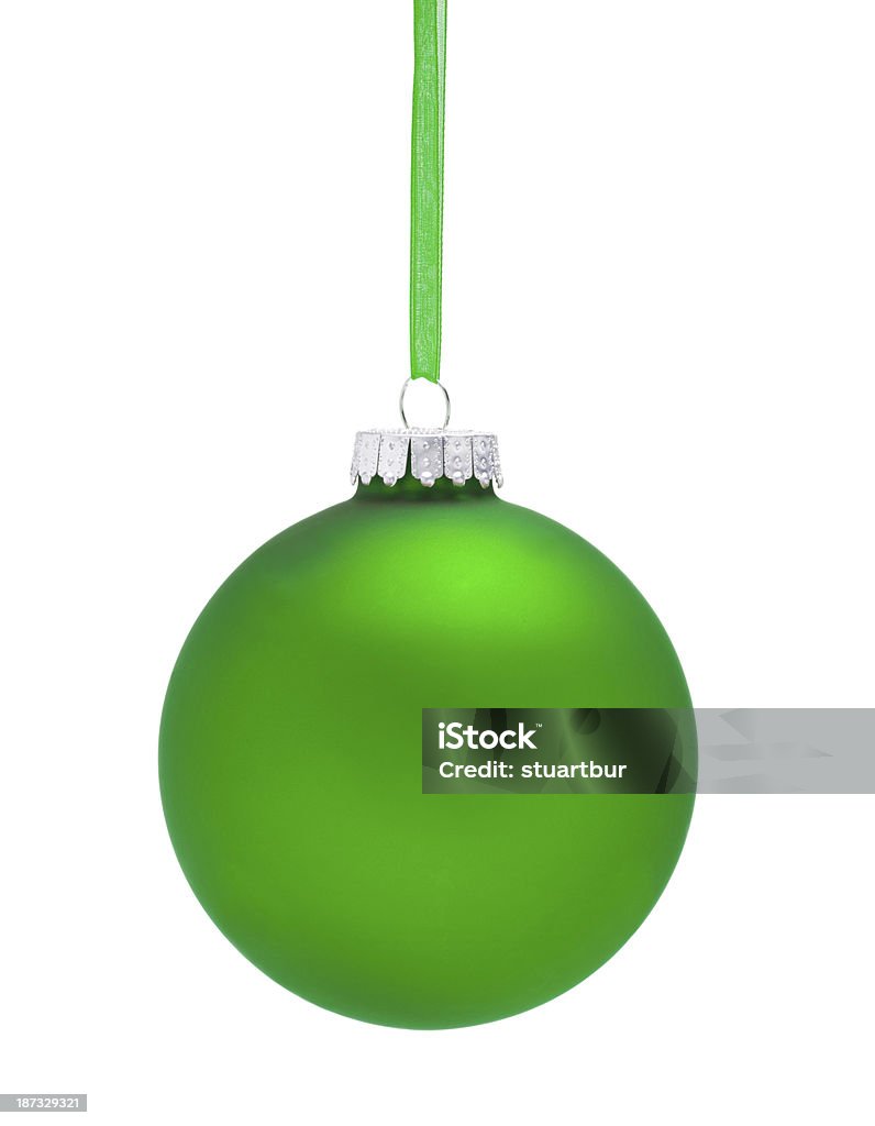 Bauble Natal verde - Royalty-free Bola de Árvore de Natal Foto de stock