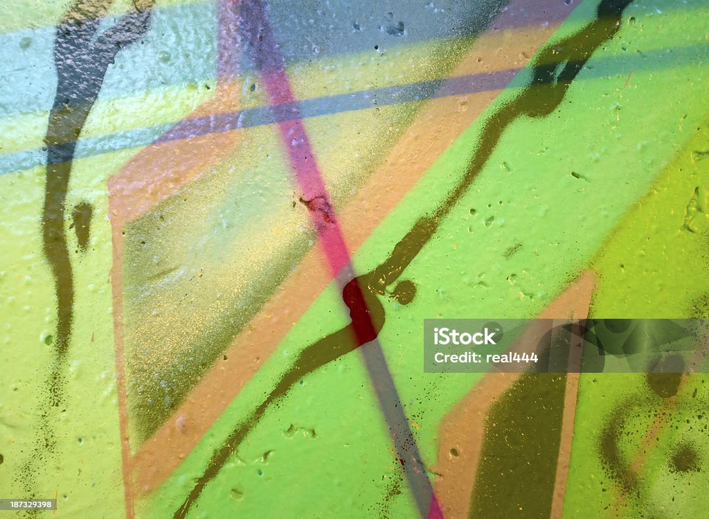 Exposición múltiple wall graffiti - Foto de stock de Abstracto libre de derechos