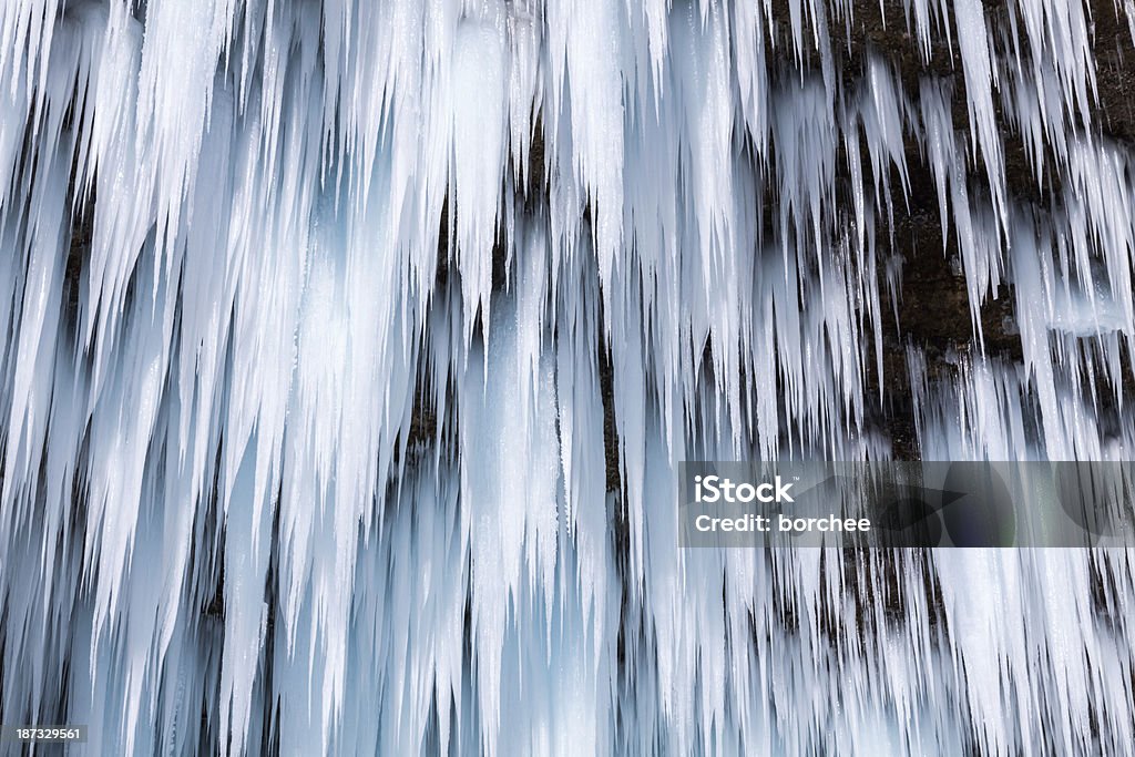 Gefrorene-Wasserfall - Lizenzfrei Eiszapfen Stock-Foto