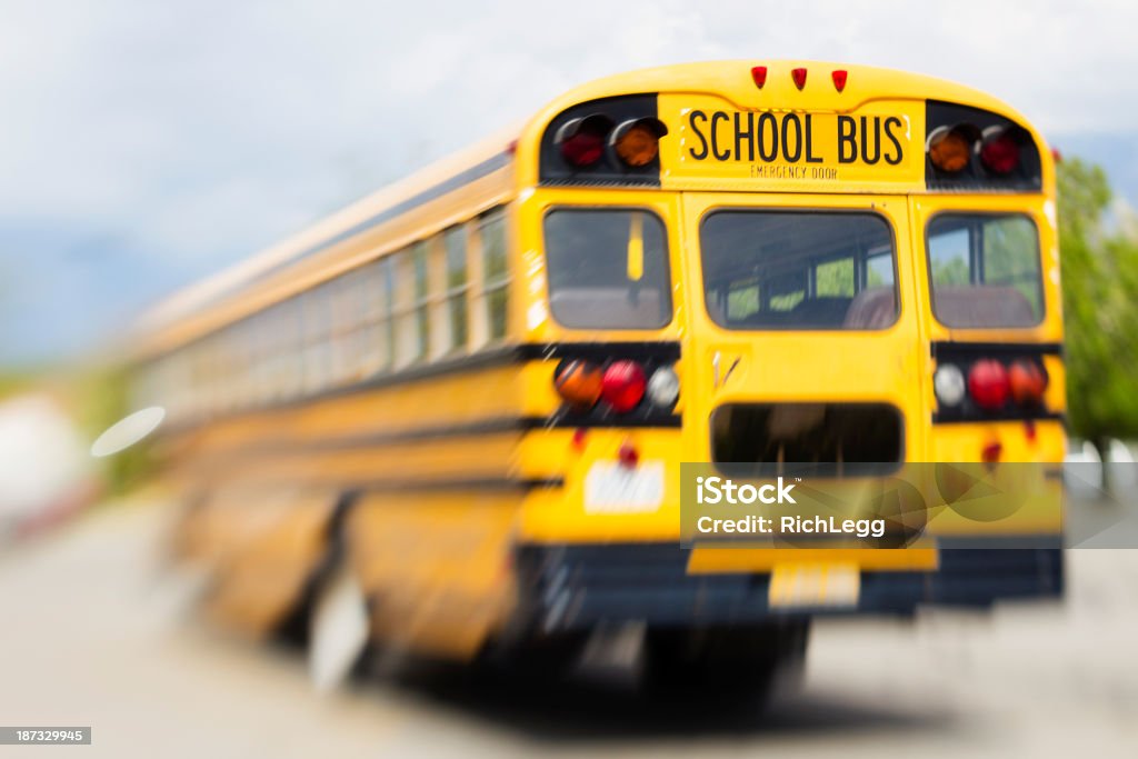 School Bus - Lizenzfrei Bildschärfe Stock-Foto