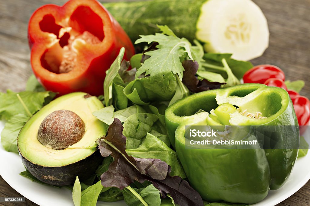 Caractéristiques pour apprécier une salade de prime fraîcheur - Photo de Aliment libre de droits