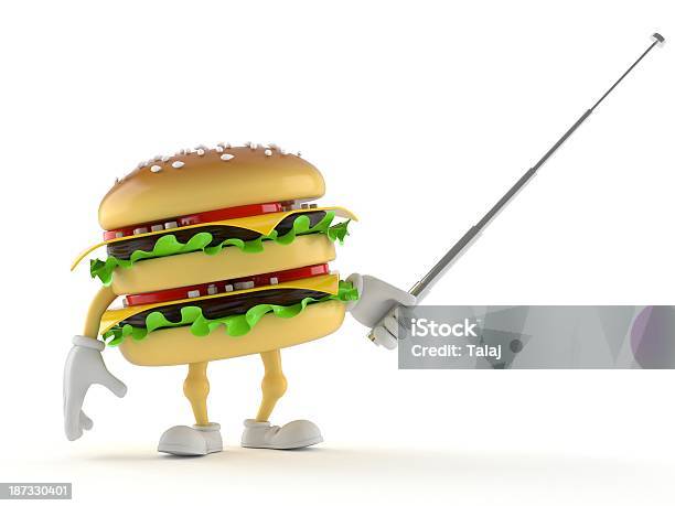 Hamburger - Fotografie stock e altre immagini di Alimentazione non salutare - Alimentazione non salutare, Bacchetta, Carne