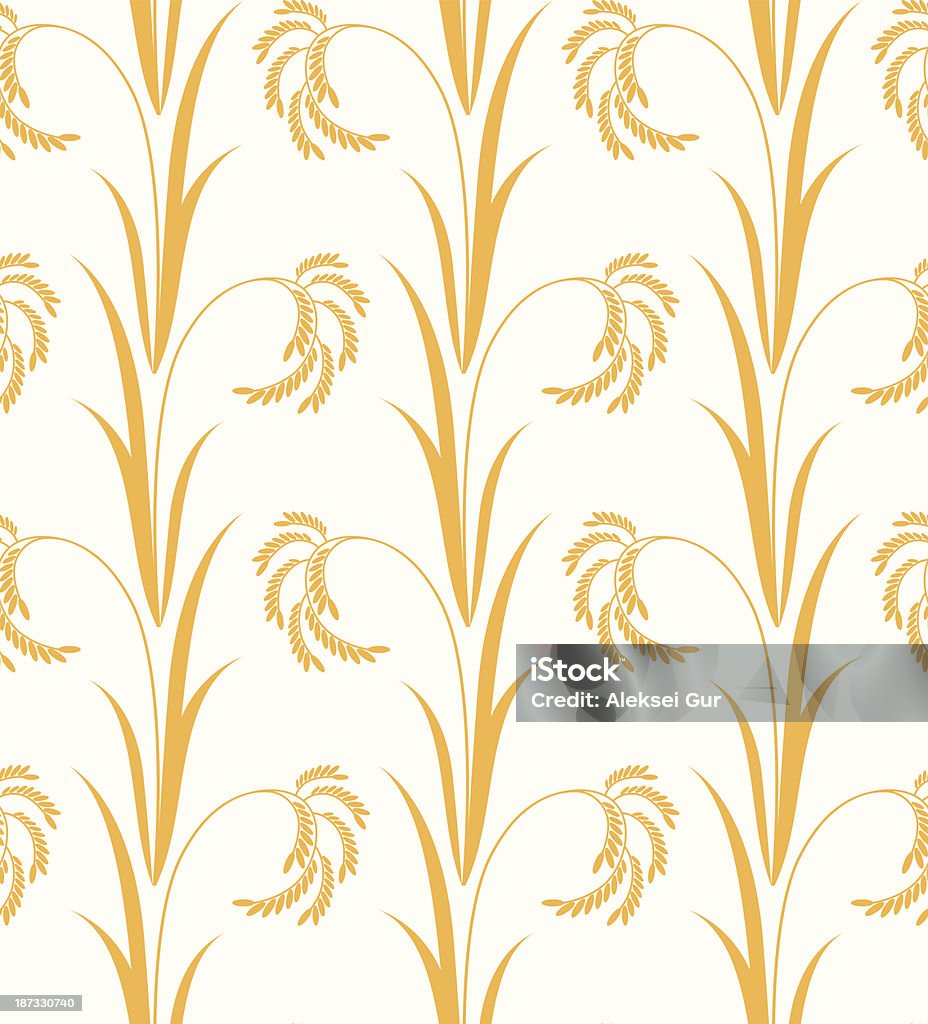 Rice Vector Pattern Rice Pattern Stock Illustration - Download Image Now - Pattern, Rice ...