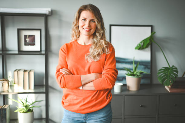 istock Beautiful middle aged woman 1873313778
