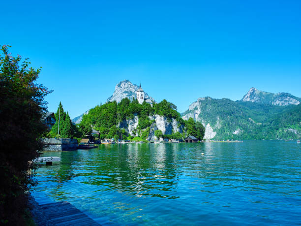 istock Traunkirchen town on Traunsee lake in Upper Austria 1873316868
