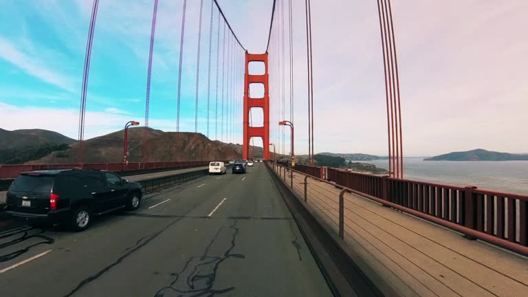 Crossing Golden Gate Bridge