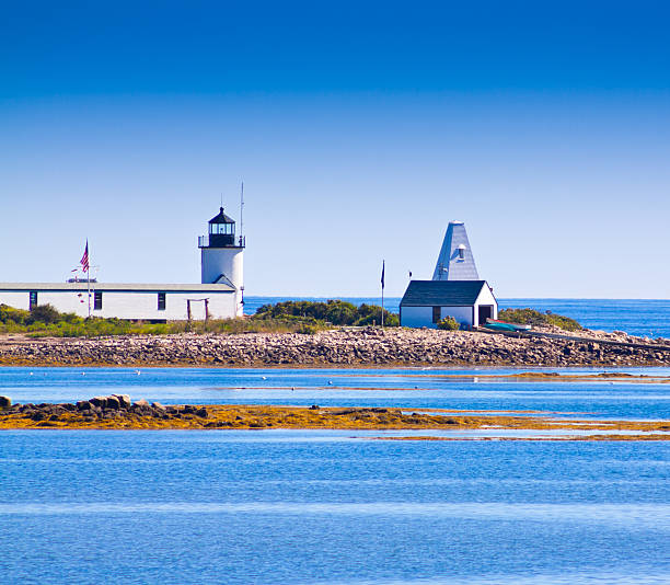 istock Goat Island Lighthouse, Maine. 187332165