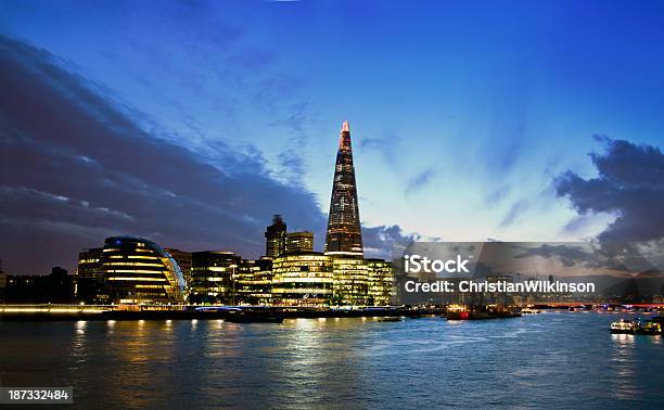 The Shard Stock Photo - Download Image Now - Architecture, Blue, Building Feature