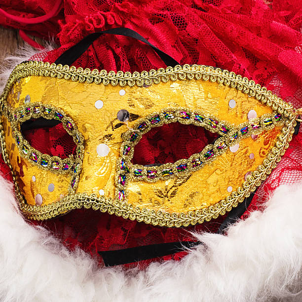 istock carnival,new year's mask and decoration 187332799