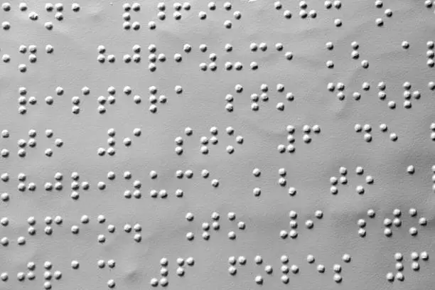 Mathematical exercises with the Braille writing system for the blinds