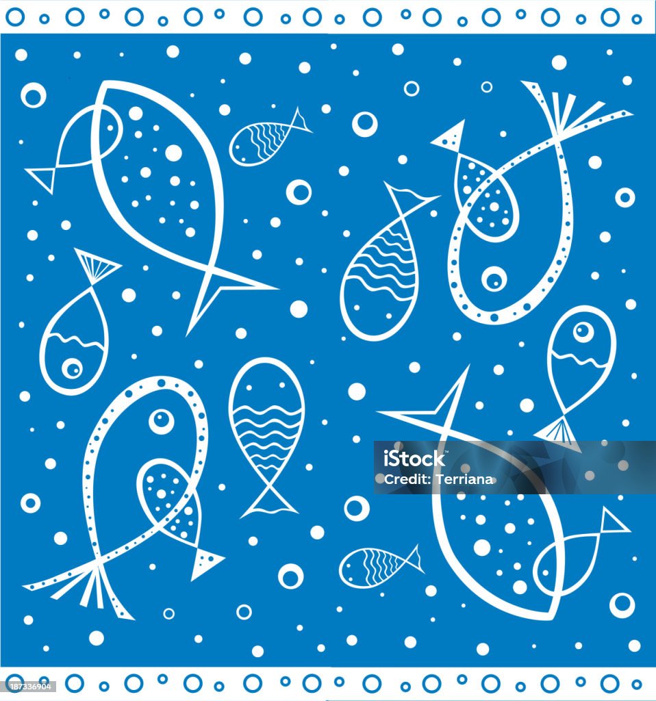 Fishstrap Background Fish Backdrop Stock Illustration - Download Image Now - Abstract ...