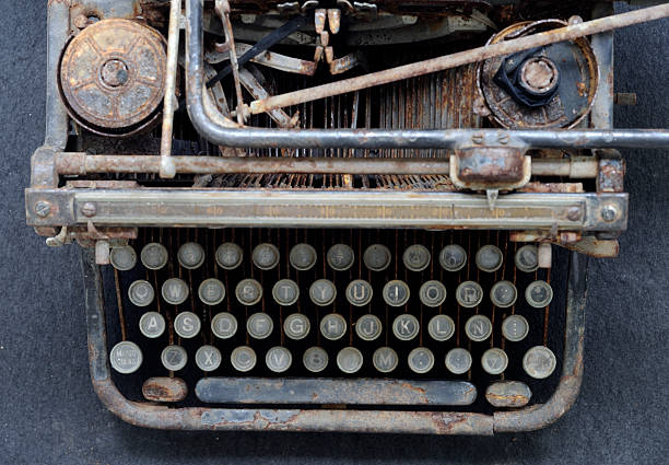 Antique Typewriter Machine - Stock Image stock photo