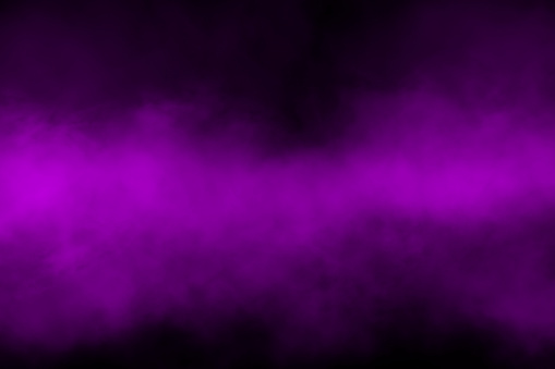 mystical purple steam on a dark background Cloud Close up Thick and beautiful concept of smoking