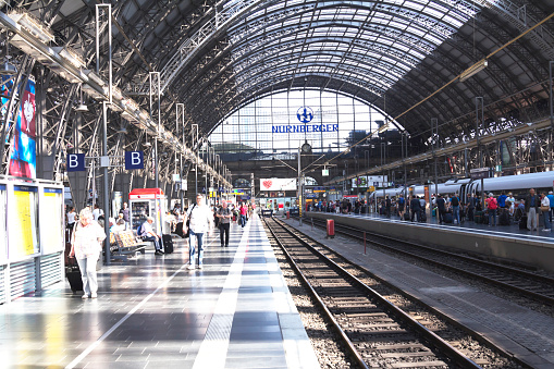 Frankfurt central station, Germany