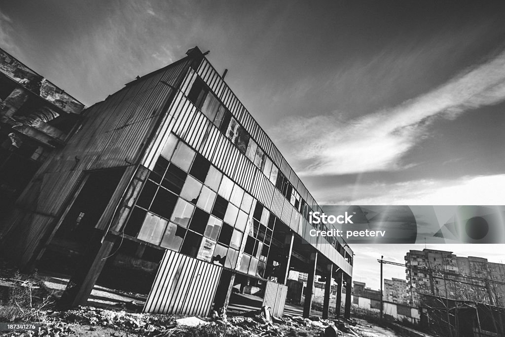 industrial abandonado. - Foto de stock de Bucareste royalty-free