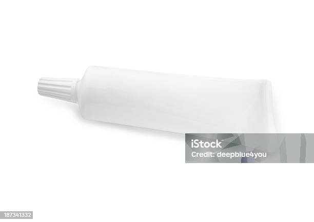 White Blank Tube Isolated Stock Photo - Download Image Now - Adult, Aging Process, Beautiful Woman