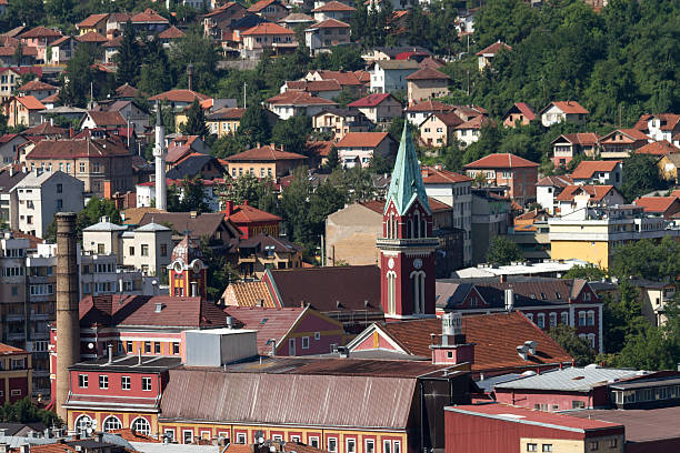 istock Cityscape of Sarajevo 187341341