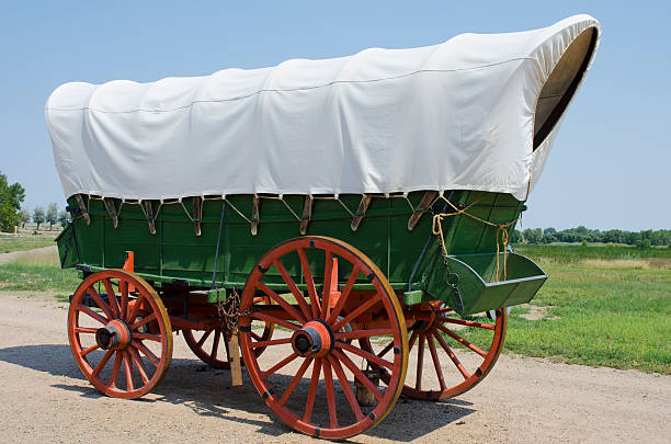 istock Covered Wagon at Bent's Old Fort National Historic Site 187343127