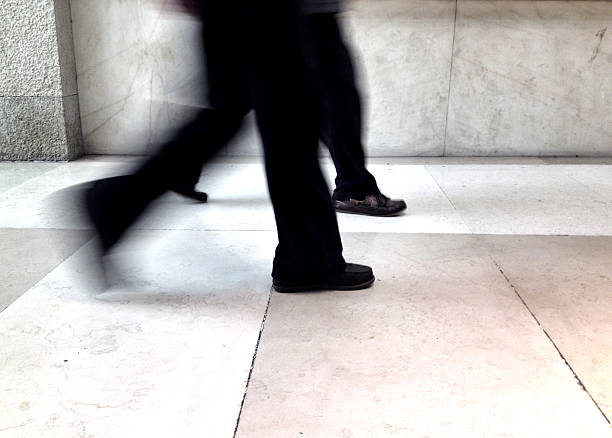 istock Walking on the street - blurred motion... 187343134