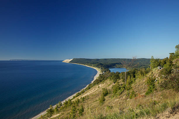 Lake Michigan Landscape stock photo