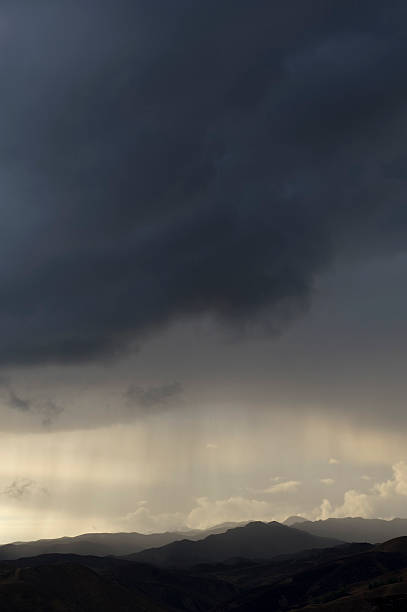 istock Thunderstorm Rain Weather Landscape 187344241