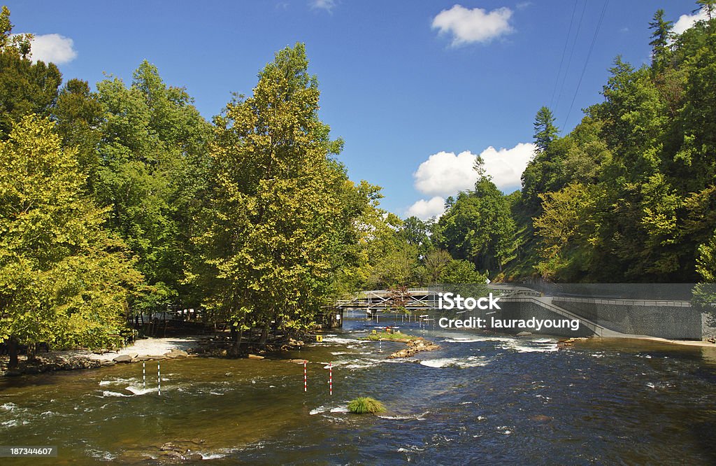 Nantahala Gorge und River North Carolina - Lizenzfrei Fluss Stock-Foto