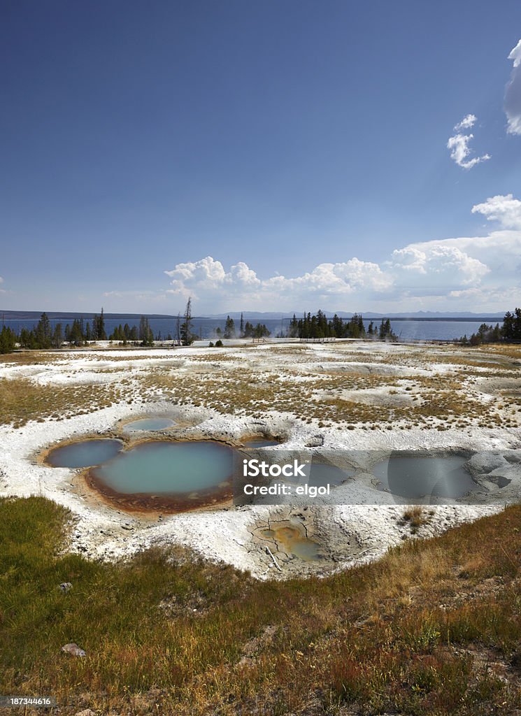 Yellowstone :  West Thumb Geyser Basin - Photo de Amérique du Nord libre de droits