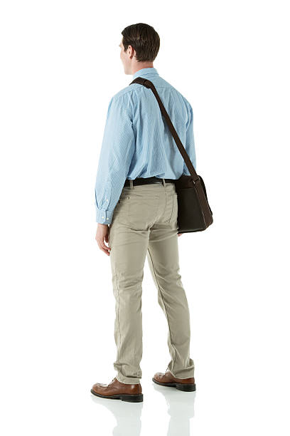 istock Rear view of business man 187344942