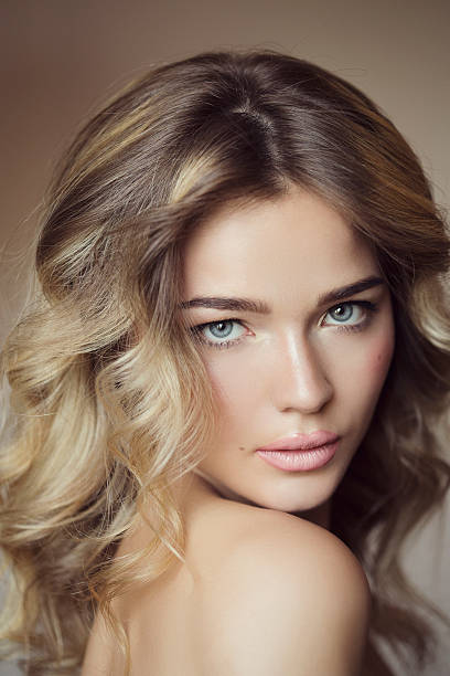 istock Beautiful woman with make up 187344988
