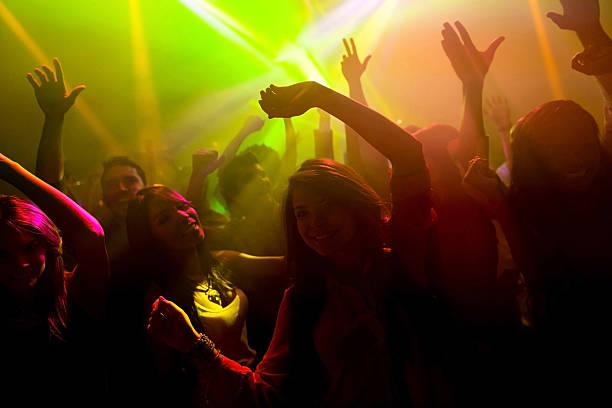 istock Group of people at a nightclub 187345336