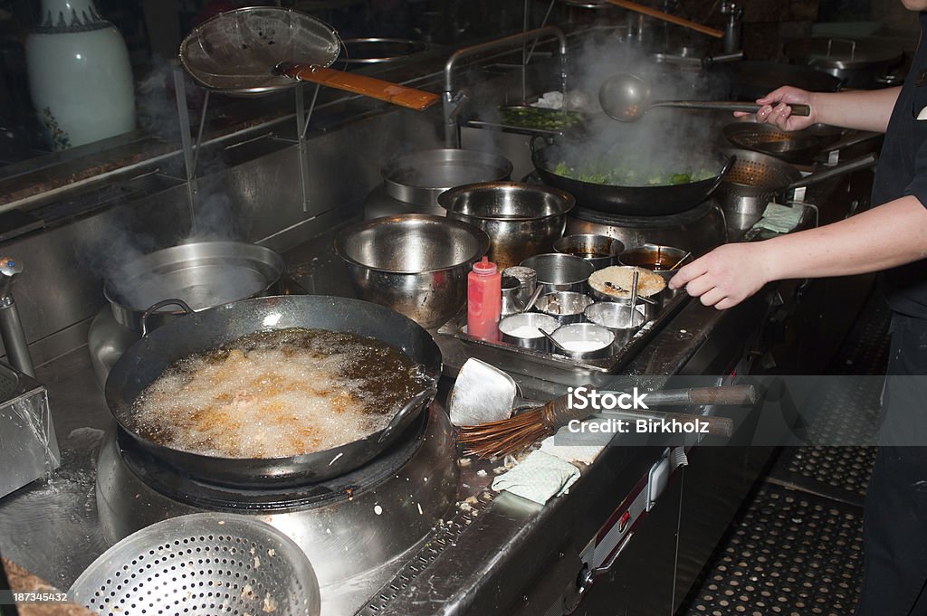 Deep Fried Chicken-Vorbereitung Teil 5 Von 7 - Lizenzfrei Asiatische Kultur Stock-Foto