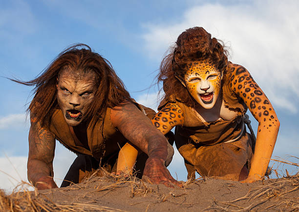 Cheetah and Lion People