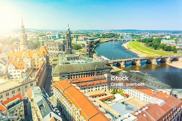 Dresdenpanorama Stockfoto und mehr Bilder von Architektur - Architektur, Aussicht genießen, Barock